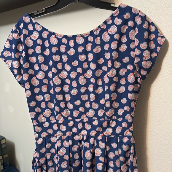 EShakti Dress Sz Custom 10. Ammonite print dress, pockets, fully lined NWOT - Picture 5 of 9